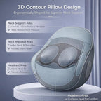 Back & Neck Massager with Heat for Pain Relief, 3D Deep Kneading Massage - Image 4