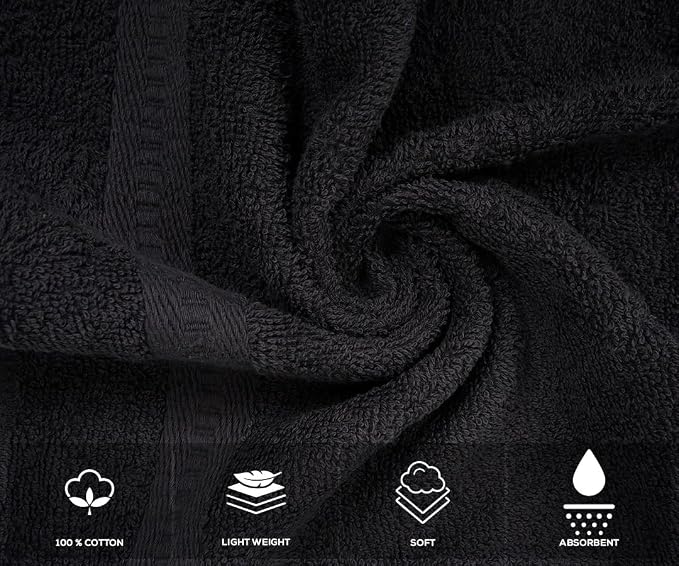 Premium 100% Cotton Hand Towels – Pack of 24, 16x27 Inch – Quick-Dry, Highly - Image 8