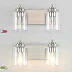 SOLFART Brushed Nickel Bathroom Light Fixture Vanity Lighting Fixtures Over - Image 2