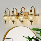 Piepooye Vintage Bathroom Light Fixtures Gold Vanity Light - Image 6