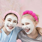 WHAVEL 3 Pack Spa Headband Skincare Headbands, Makeup Headband Sponge Terry - Image 4