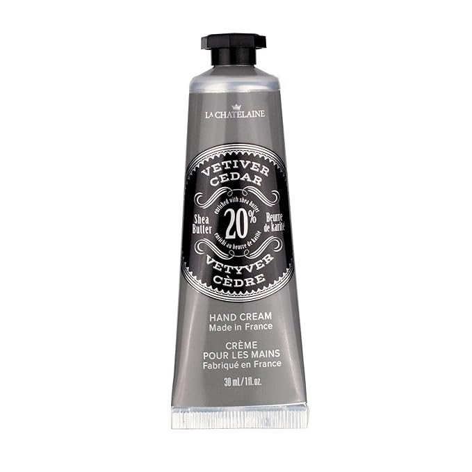 La Chatelaine 20% Shea Butter Hand Cream Travel Size, Organic Argan Oil by LaChatelaine