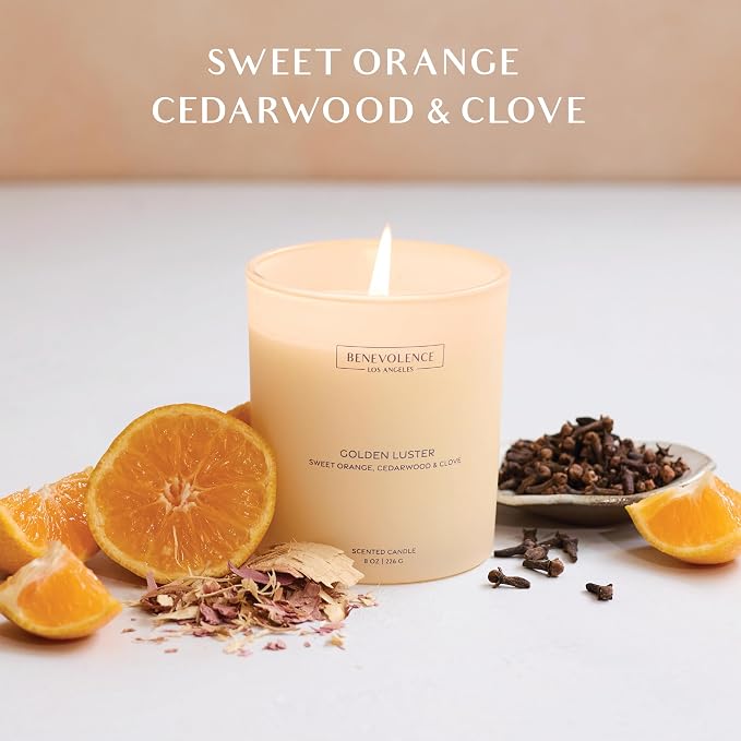 Orange, Cedarwood & Clove – Benevolence LA Scented Candle - Image 5