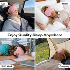 LitBear Long Lash Sleep Mask for Women Men Side Sleeper, 3D Contoured Light - Image 7