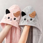 2Pack Microfiber Hair Towel Wrap - Image 4