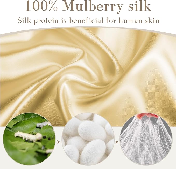 SECZIPE 100% Mulberry Silk Sleep Mask Eye Mask - Image 3