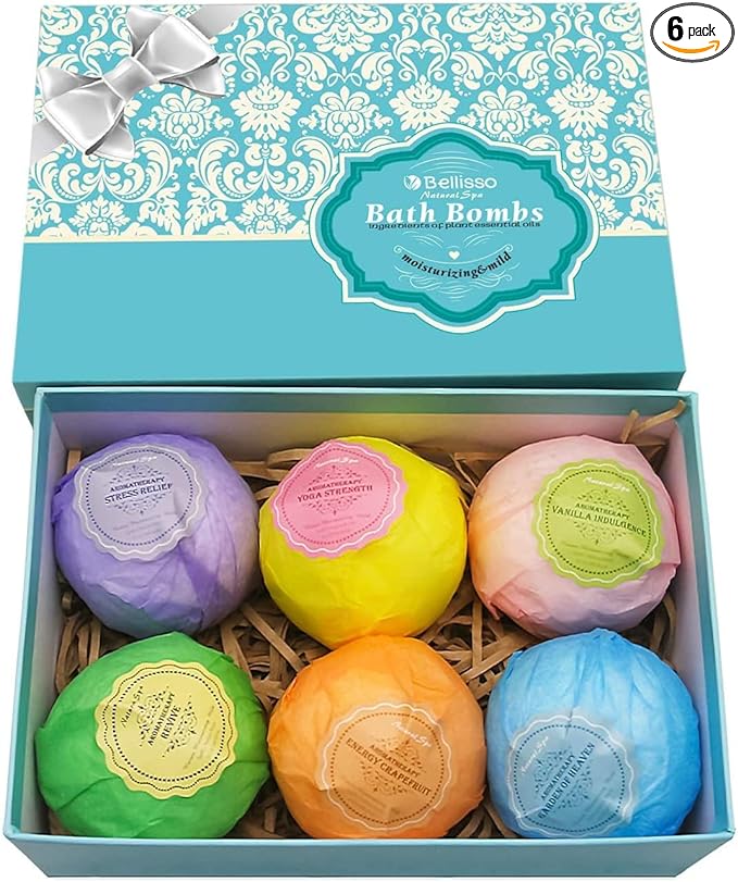 Bath Bombs Gift Set by Bellisso