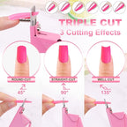 Light Pink Metal Premium Nail Clippers - Image 4