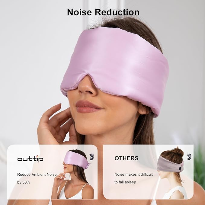 100% Mulberry Silk Sleep Mask for Women & Men Beauty Sleep, Adjustable - Image 5