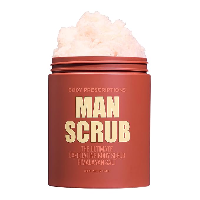 Body Prescriptions Men’s Exfoliating Body Scrub – Ultimate Skin Cleansing Wash by BodyPrescription
