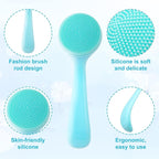 HINZIC 4 Pack Silicone Manual Facial Cleansing Brush, Skin Friendly Waterproof - Image 4