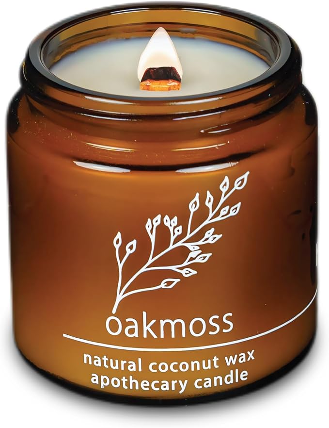 Hemlock Park Crackling Wood Wick Candle Handcrafted by HemlockPark