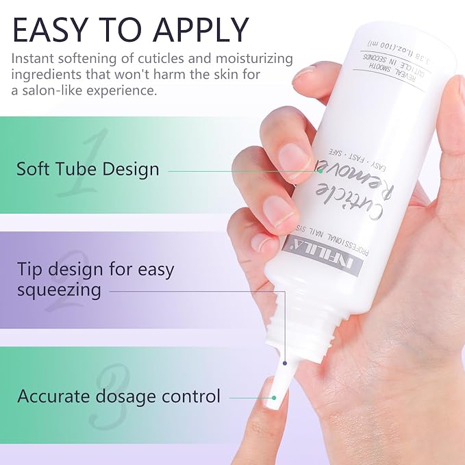 NXJ INFILILA Cuticle Softener, Instant Cuticle Remover Liquid - Image 6