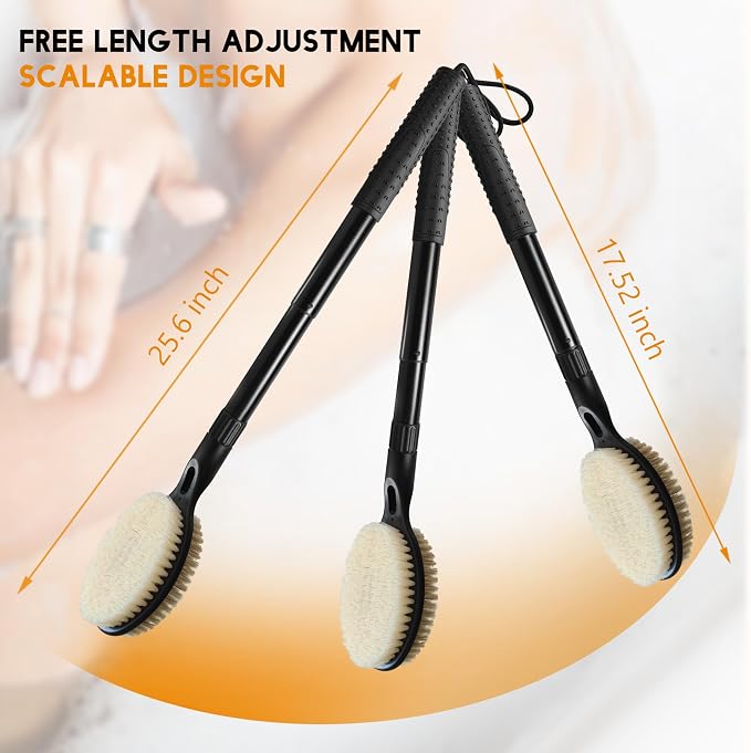 Gobiteli Back Scrubber with Soft and Stiff Bristles - Image 5