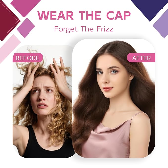 Years calm Waterproof Shower Cap - Image 9