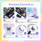 Born Pretty Nail Art Stamping Polish Halloween Nail Polish Set Manicure Print - Image 8