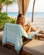 Bazaar Anatolia Turkish Beach Towel – 100% Cotton, Quick Dry, Sand Free Towel - Image 6