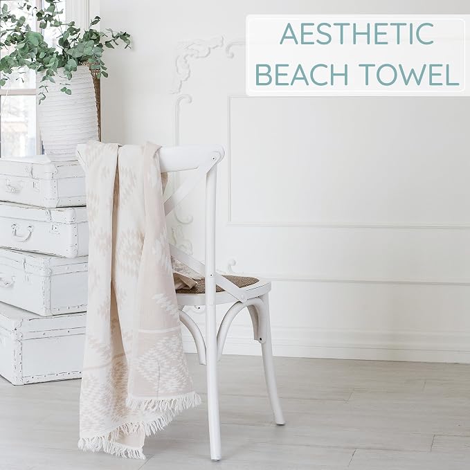 Premium Turkish Beach Towel – 100% Natural Cotton, Quick Dry, Sand Free - Image 8