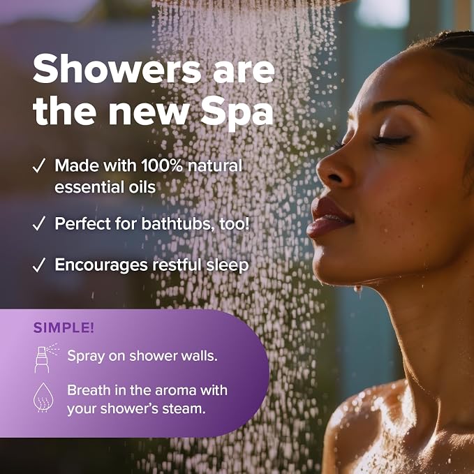 MOXE Shower Mist, Spa Steam Spray, Certified Natural Essential Oils, - Image 3