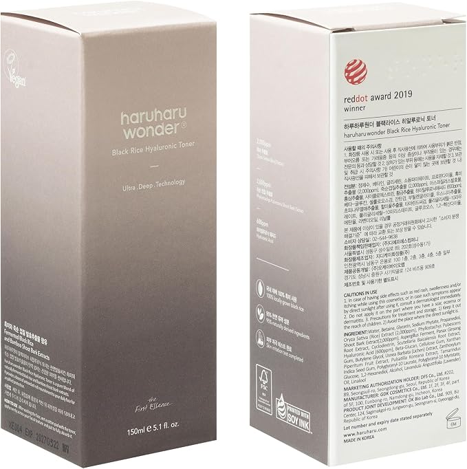 haruharu Wonder Black Rice Hyaluronic Toner, Deep Hydration, Glass Skin - Image 7