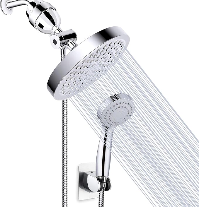 Taiker Filtered Shower Head, High Pressure Rainfall Shower Head/Handheld Shower by Taiker