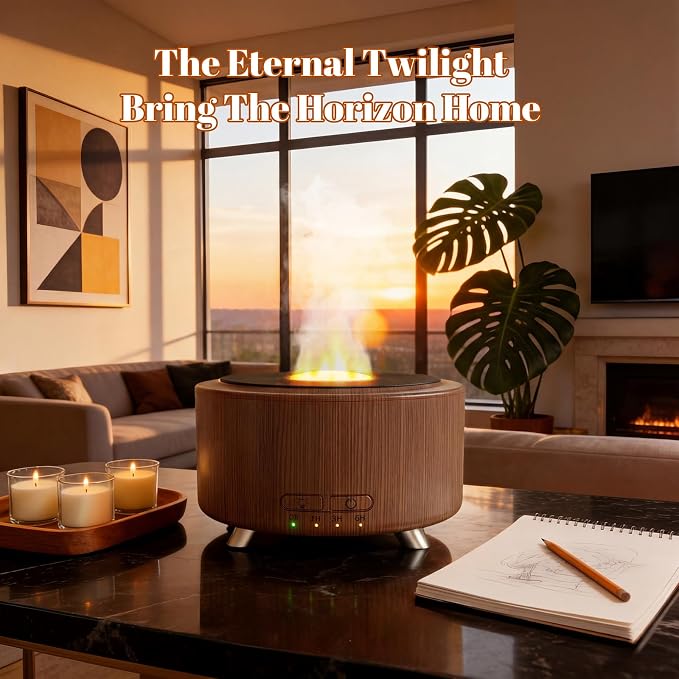Essential Oil Diffuser for Home, 500 Aromatherapy Diffuser Oil Machine for - Image 4