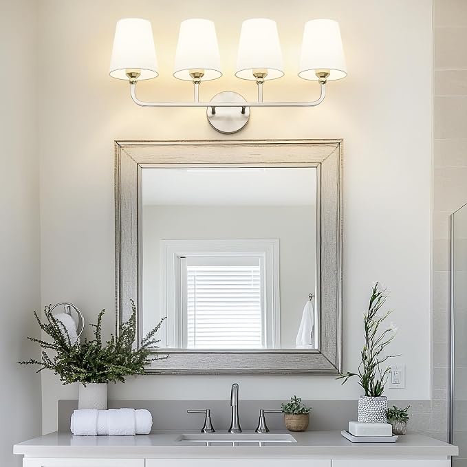 Bathroom Light Fixtures, 4 Light Vanity Lights - Image 6