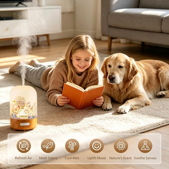 Essential Oil Diffuser for Home, Ultrasonic Cool Mist Air Aromatherapy - Image 2