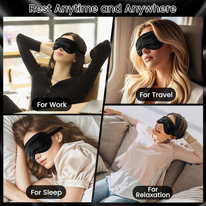 100% Pure Mulberry Silk Eye Mask - Image 6