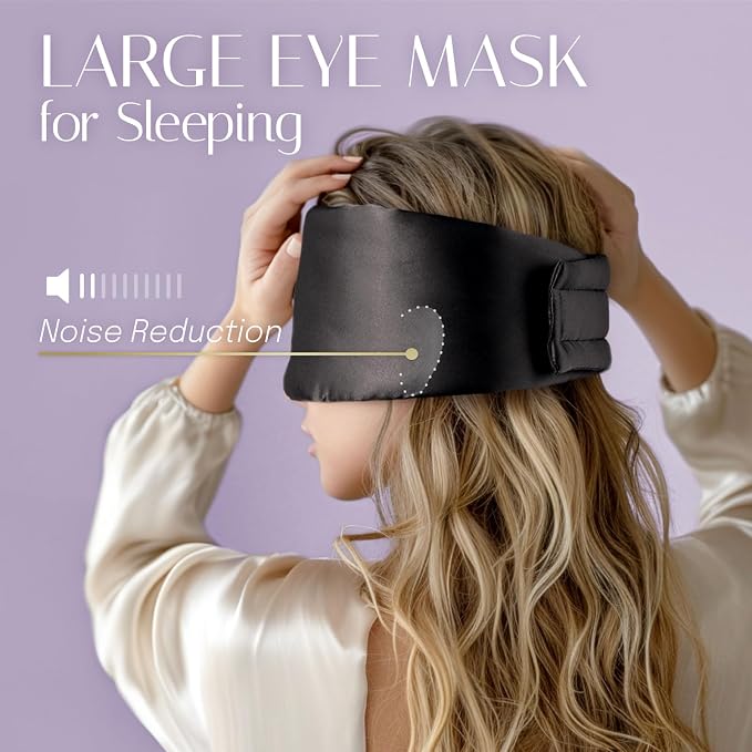 Silk Sleep Mask Soft Pressureless: 100% Mulberry Silk - Image 5