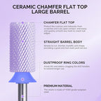 MelodySusie Ceramic Nail Drill Bits, 3/32'' Chamfer Flat Top Large Barrel Bits - Image 3