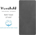 2 Pack Bath Towel Set, Waffle Bath Towel Set, Microfiber Super Soft Highly - Image 8