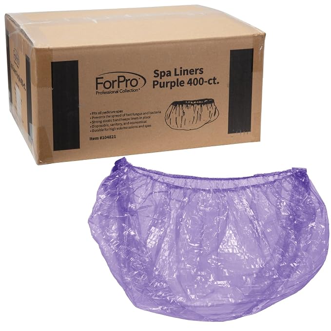 ForPro Professional Collection Spa Liners, Fit All Pedicure Spas, Disposable by ForProProfessionalCollection