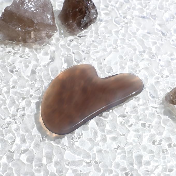 rosenice Gua Sha Facial Tools Gua Sha Agate Stone - Image 3