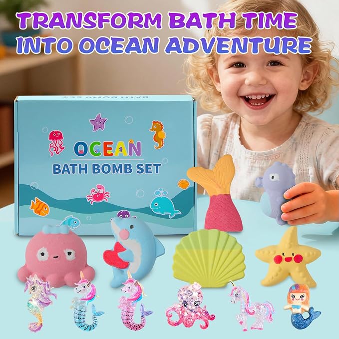 Bath Bombs for Kids Girls, Bath Toys for Kids - Image 6