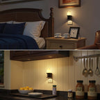 Flameless Candle Night Light, 3000K Warm White Candle Night Lights Plug into - Image 7