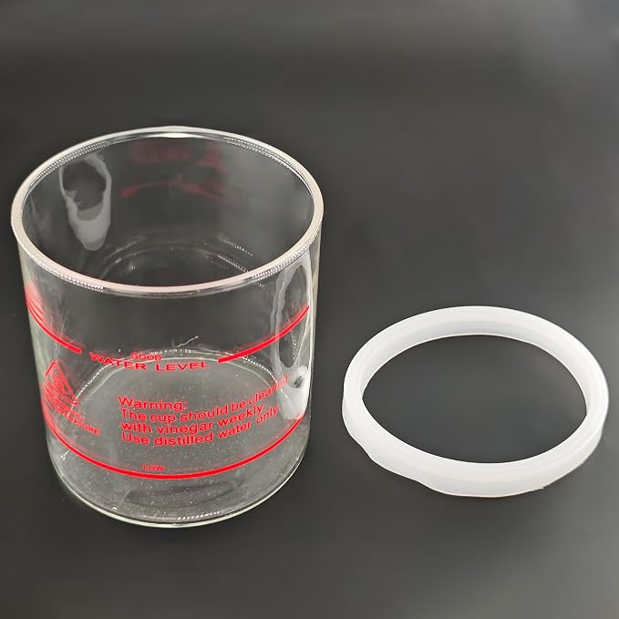 Elitzia Accessories Transparent Glass Steamer Jar Spare Parts of Facial Steamer - Image 3