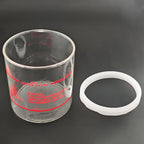 Elitzia Accessories Transparent Glass Steamer Jar Spare Parts of Facial Steamer - Image 3