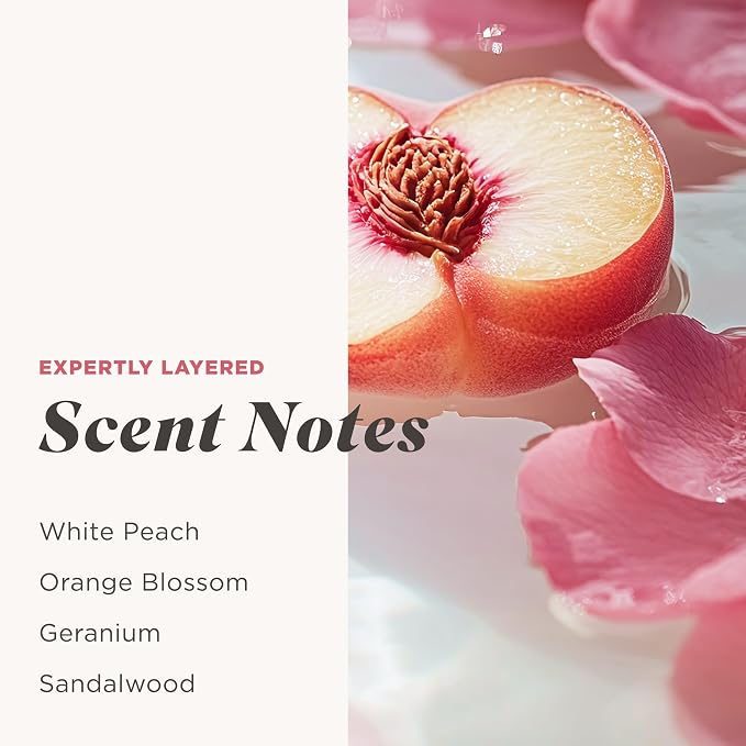 Caress Body Wash With Pump Daily Silk White Peach & Orange Blossom Body Soap - Image 4