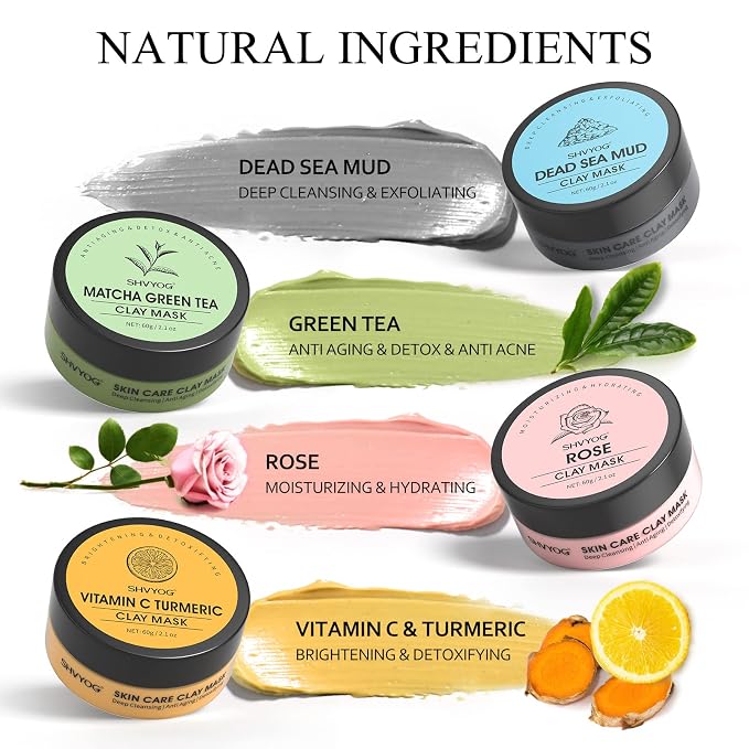SHVYOG 4Pcs Face Mask Set - Image 2