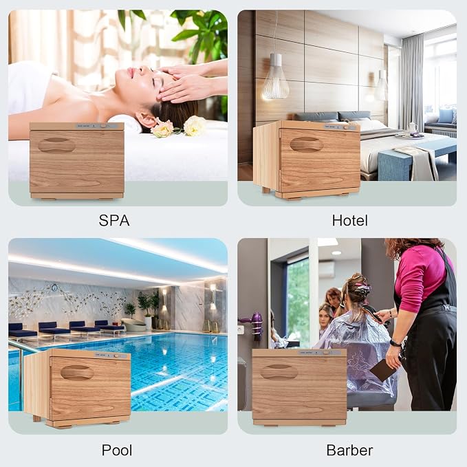 Towel Warmer Cabinet, 8L Hot Spa Small Towel Warmer Heating Use - Image 7