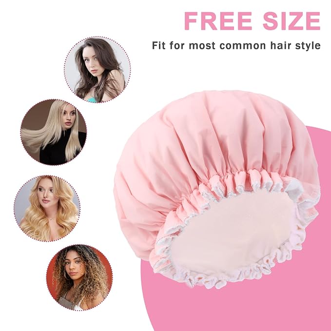 Reusable Shower Caps for Women - Image 3