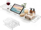 Expandable Bathtub Tray Caddy, Foldable Bath Table Trays, Bathtub & Bathroom by Unknown