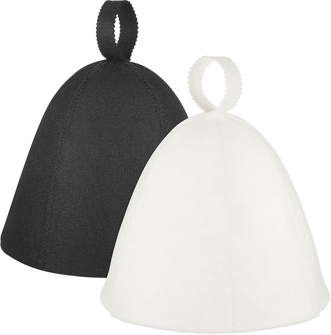JaGely Sauna Hat for Men Women Sauna Hat Vaporarium Cap Russian Banya Cap for by JaGely