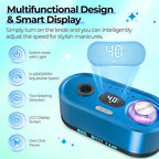 JOSGLOI Electric Nail Drill Professional: 40000RPM Electric Nail File Kit E - Image 4