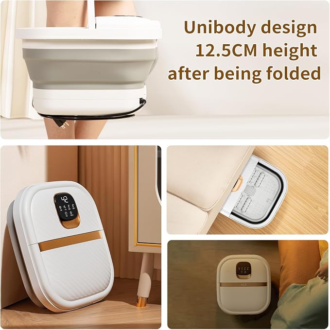 Collapsible Foot Spa with Heat, Foldable Foot Bath Massager with Temperature - Image 5