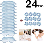 24Pcs Satin Eye Mask Silk Sleep Masks Silky Eyes Cover Blackout Blindfold - Image 2