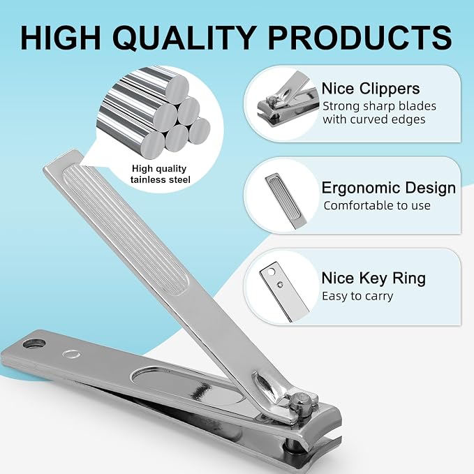Premium Stainless Steel Nail Clippers Set - Image 6