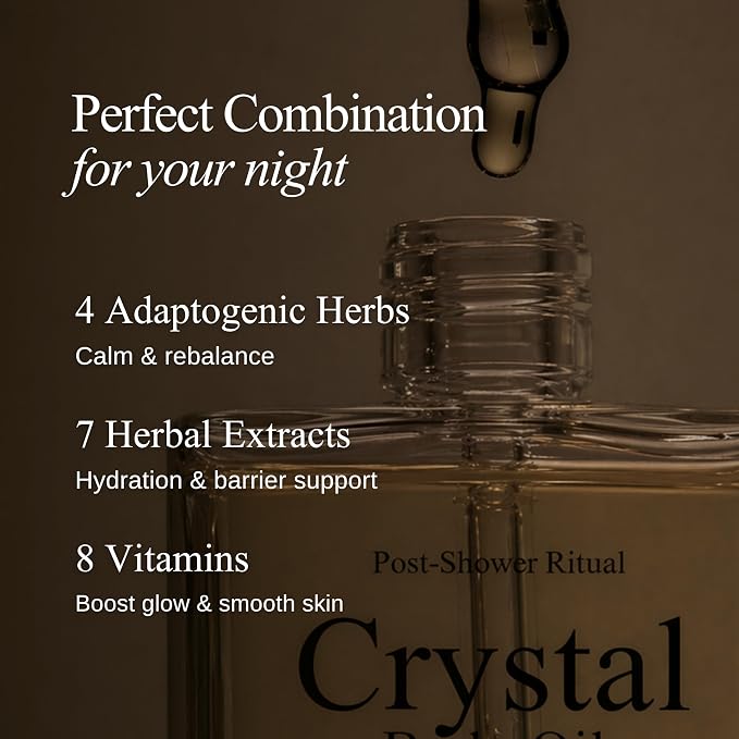 Crystal Body Oil Golden Glow, Scented Body Oil, After Shower and Bath Dry Oil - Image 6