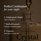 Crystal Body Oil Golden Glow, Scented Body Oil, After Shower and Bath Dry Oil - Image 6